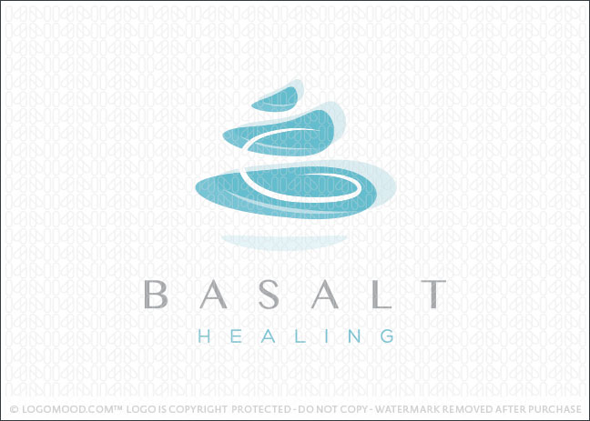 Healing Holistic Rock Logo For Sale