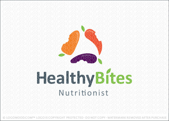 Healthy Bites Logo For sale