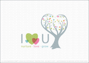 I Love You Tree Logo For Sale