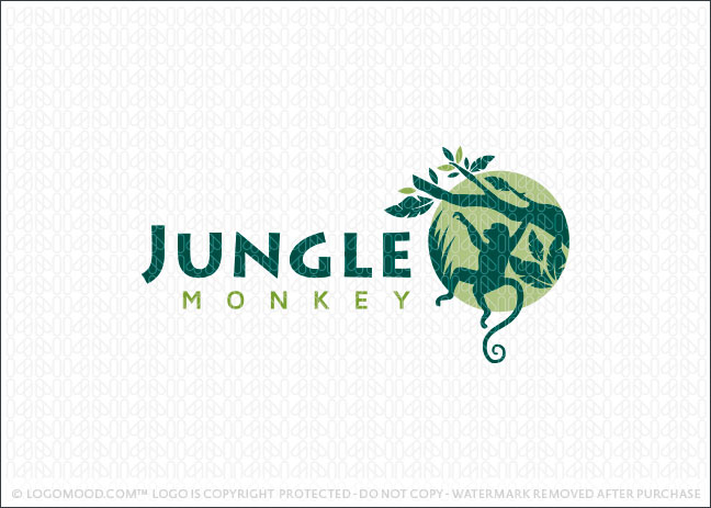 Jungle Monkey Logo For Sale
