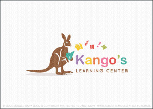 Kangaroo Learning Center Logo For Sale