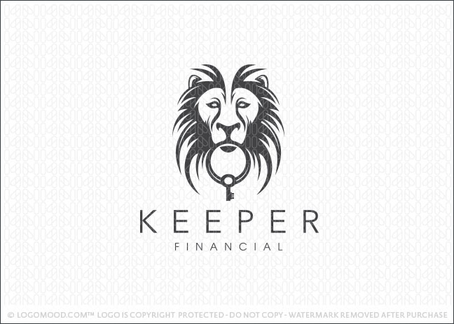 Keeper Lion Head Logo For Sale