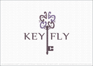 Key Fly Butterfly Logo For Sale