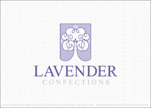 Lavender Confections Logo For Sale