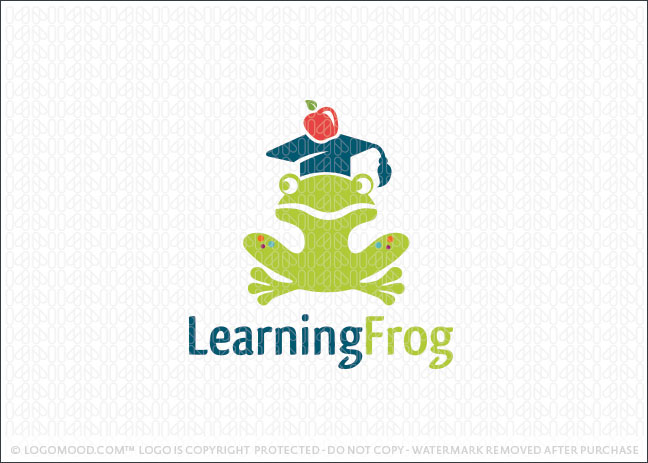 Learning Frog Logo For Sale
