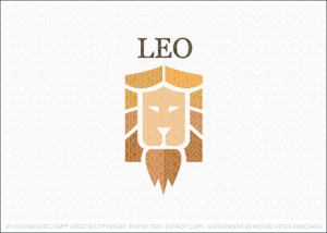 Leo Lion Logo For Sale