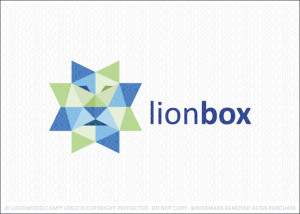 Lion Box Logo For Sale