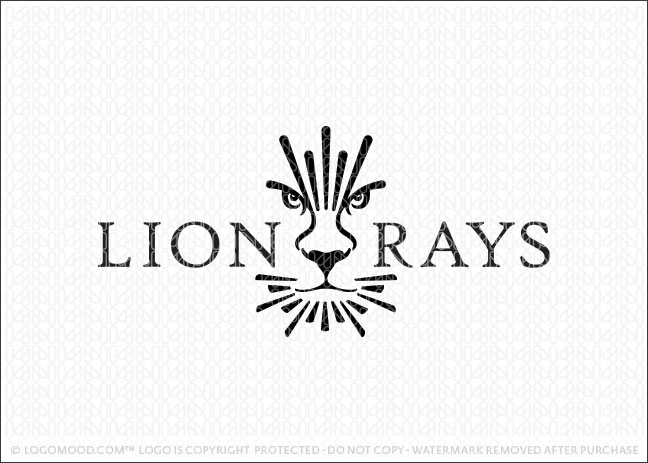 Lion Rays Logo For Sale