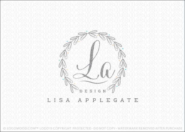 Lisa Applegate Designs Logo For Sale
