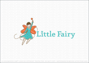 Little Fairy Girl Logo For Sale