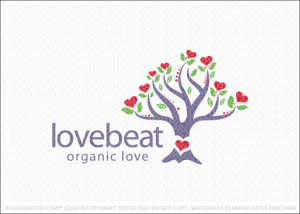 Love Beat Tree Logo For Sale