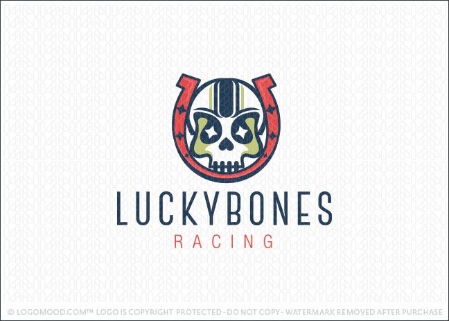 Lucky Bones Racing Logo For Sale