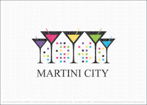 Martini City Logo For Sale