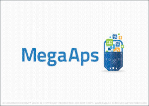 Mega Apps Logo For Sale