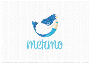 Mermo Mermaid Logo For Sale