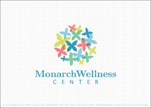 Monarch Wellness Center Logo For Sale