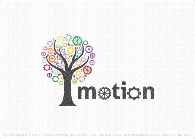Motion Gear Tree Logo For Sale