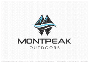 Mount Peak Logo For Sale