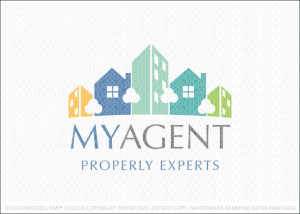 M yAgent Real Estate Homes Logo For Sale