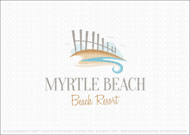 Myrtle Beach Shore Logo For Sale