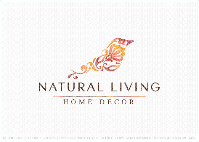 Natural Bird Logo For Sale