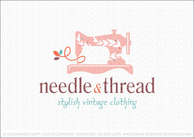 Needle And Thread Logo For Sale