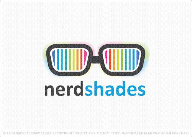 Nerd Shades Logo For Sale