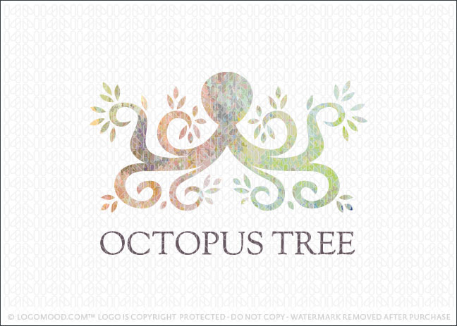 Octopus Tree Logo For Sale