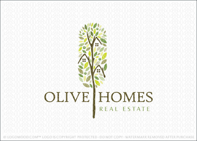 Olive Tree Homes Logo For Sale