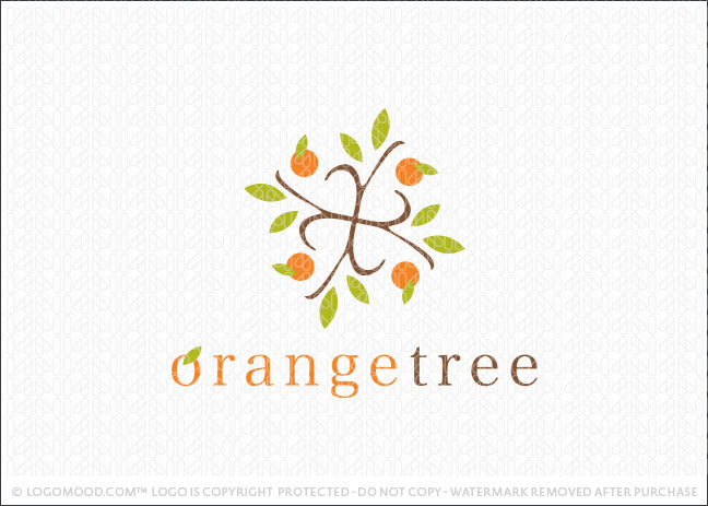 Orange Tree Logo For Sale