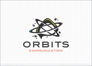 Orbits Communication Logo For Sale