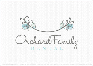 Orchard Dental Smile Logo For Sale