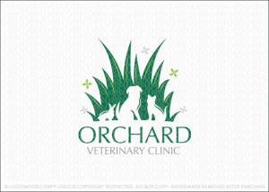Orchard Veterinary Clinic Logo For Sale