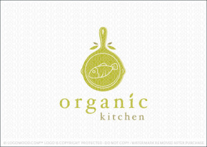 Organic Kitchen Logo For Sale