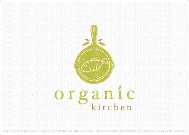 Organic Kitchen Logo For Sale