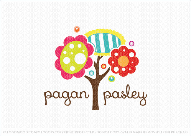 Pagan Pasley Tree Logo For Sale