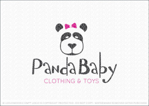 Panda Baby Logo For Sale
