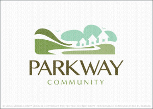 Parkway Community Real Estate Logo For Sale