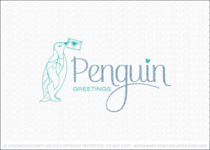 Penguin Greetings Logo For Sale