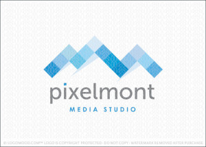 Pixel Mountain Logo For Sale