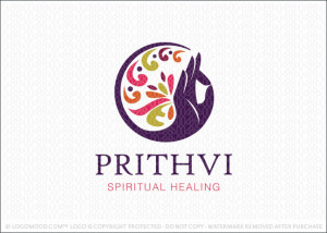 Prithvi Spiritual Hand Healing Logo For Sale