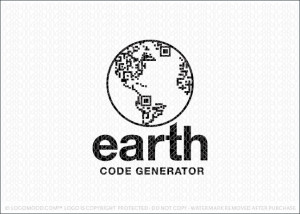 QR Code Earth Generator Logo For Sale