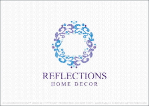 Reflections Home Decor Logo For Sale