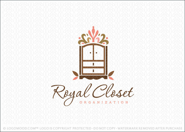 Royal Closet Organization Logo For Sale