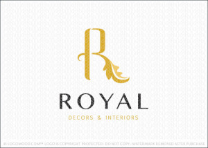 Royal Decor And Interior Logo For Sale