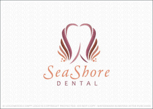 Sea Shore Dental Logo For Sale