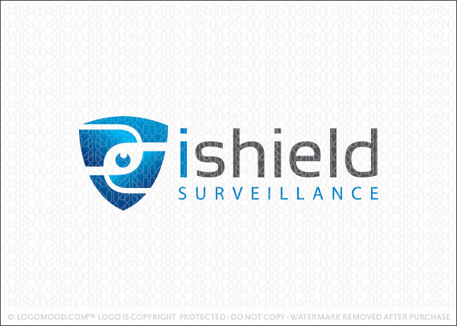 Shield Surveillance Logo For Sale