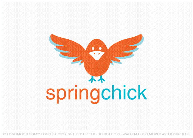 Spring Chick Logo For Sale