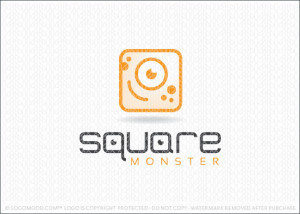 Square Monster Logo For Sale