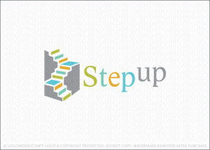Step Up Staircase Logo For Sale